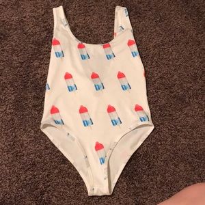 Bomb pop body suit